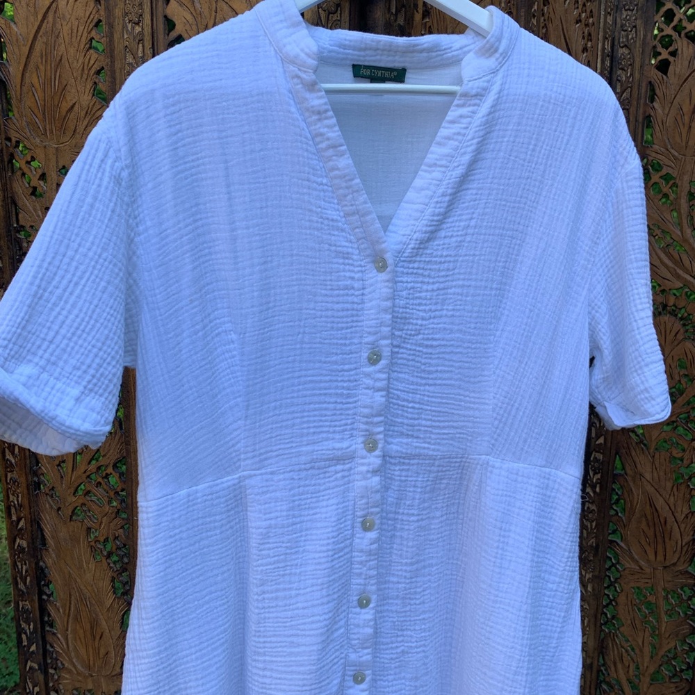 For Cynthia cotton gauze dress